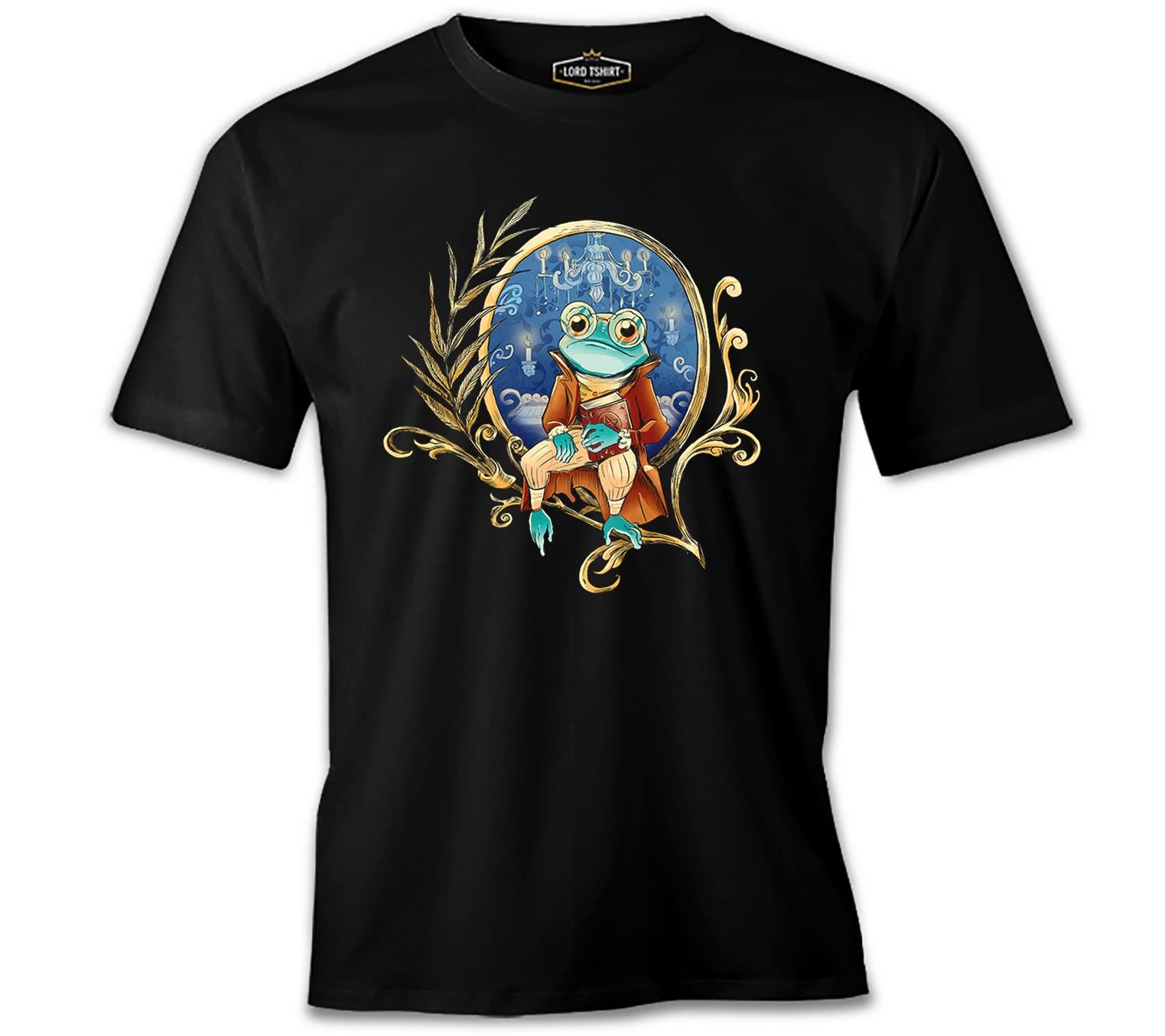 A Frog in front of a Mirror Black Men's Tshirt