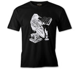 A Raven Reading Book Black Men's Tshirt