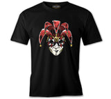 A Red Venetian Mask Mardi Gras Black Men's Tshirt