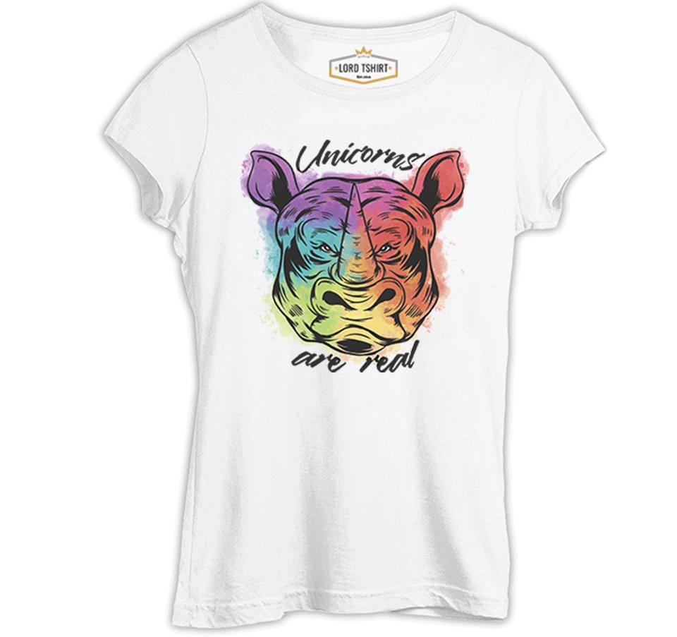 A Rhino with Unicorns Quote White Women's Tshirt