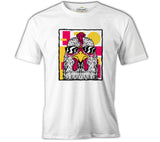 A Rooster Wearing Sunglasses Beyaz Erkek Tshirt