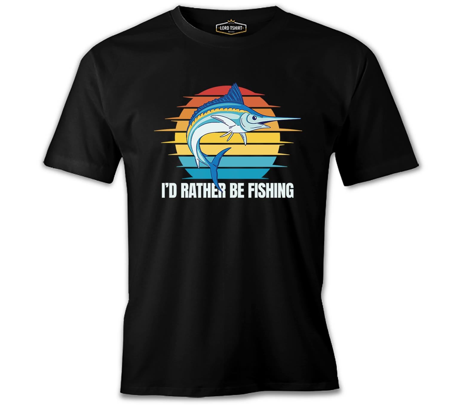 A Swordfish with a I'd Rather Quote Black Men's Tshirt