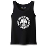 A Viking Longship in a Celtic Knot Black Men's Undershirt
