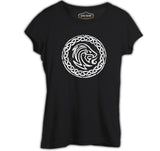 A Viking Sybol Knot Black Women's Tshirt