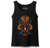 Abstract Colorful Tattoo Black Male Athlete