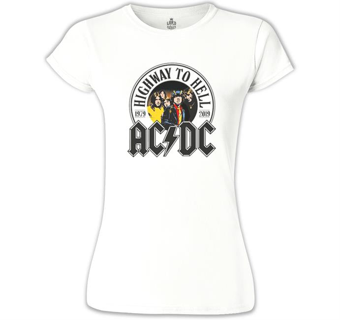 AC DC - 1979 Beyaz Kadın Tshirt