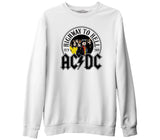 AC DC - 1979 White Thick Sweatshirt
