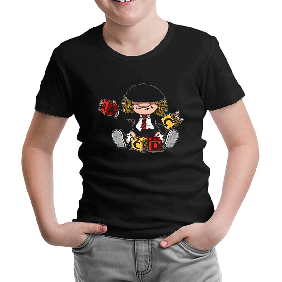 AC DC - AC DC Cubes Black Kids Tshirt