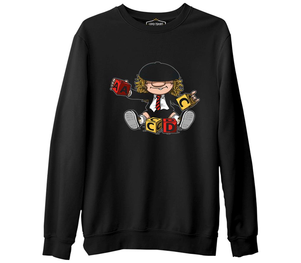AC DC - AC DC Cubes Black Men's Thick Sweatshirt