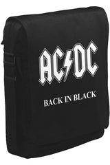 AC DC - Back in Black II Unisex Black Messenger Bag 