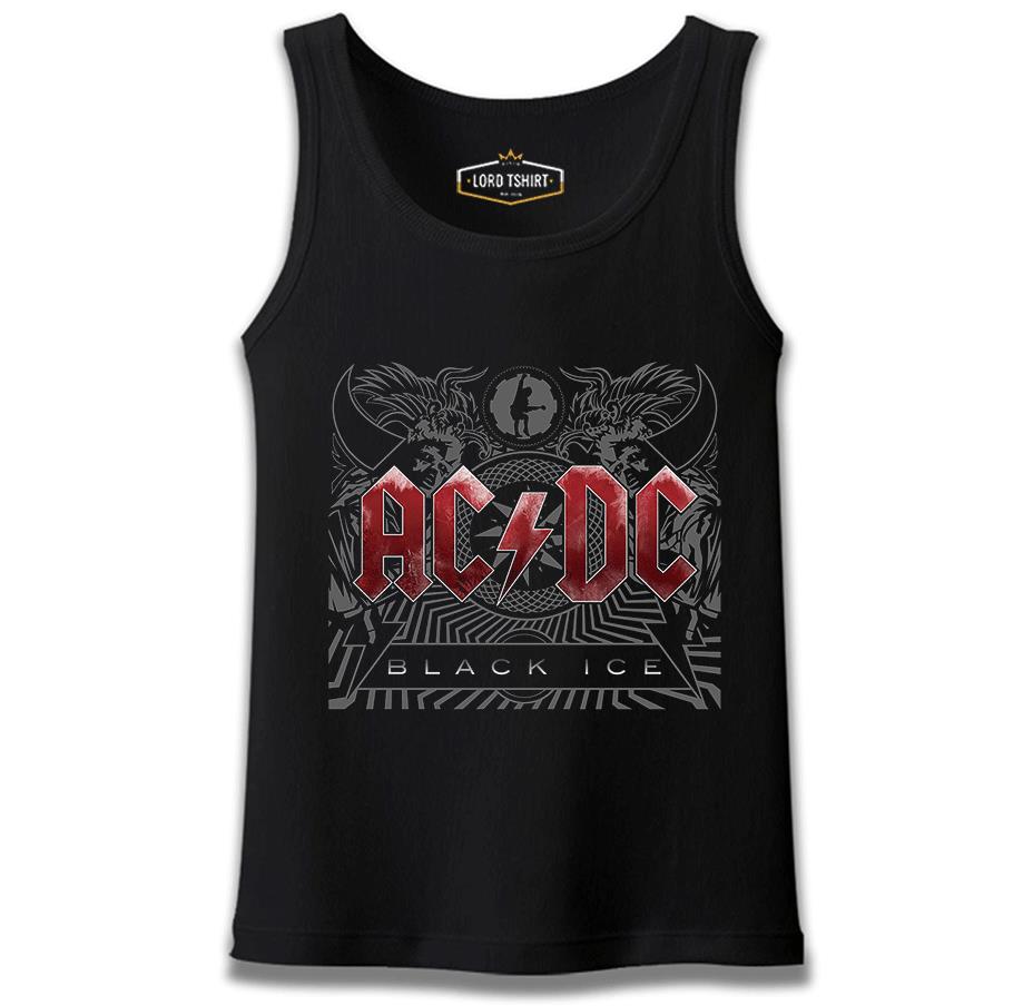 AC DC - Black Ice Black Men's Undershirt