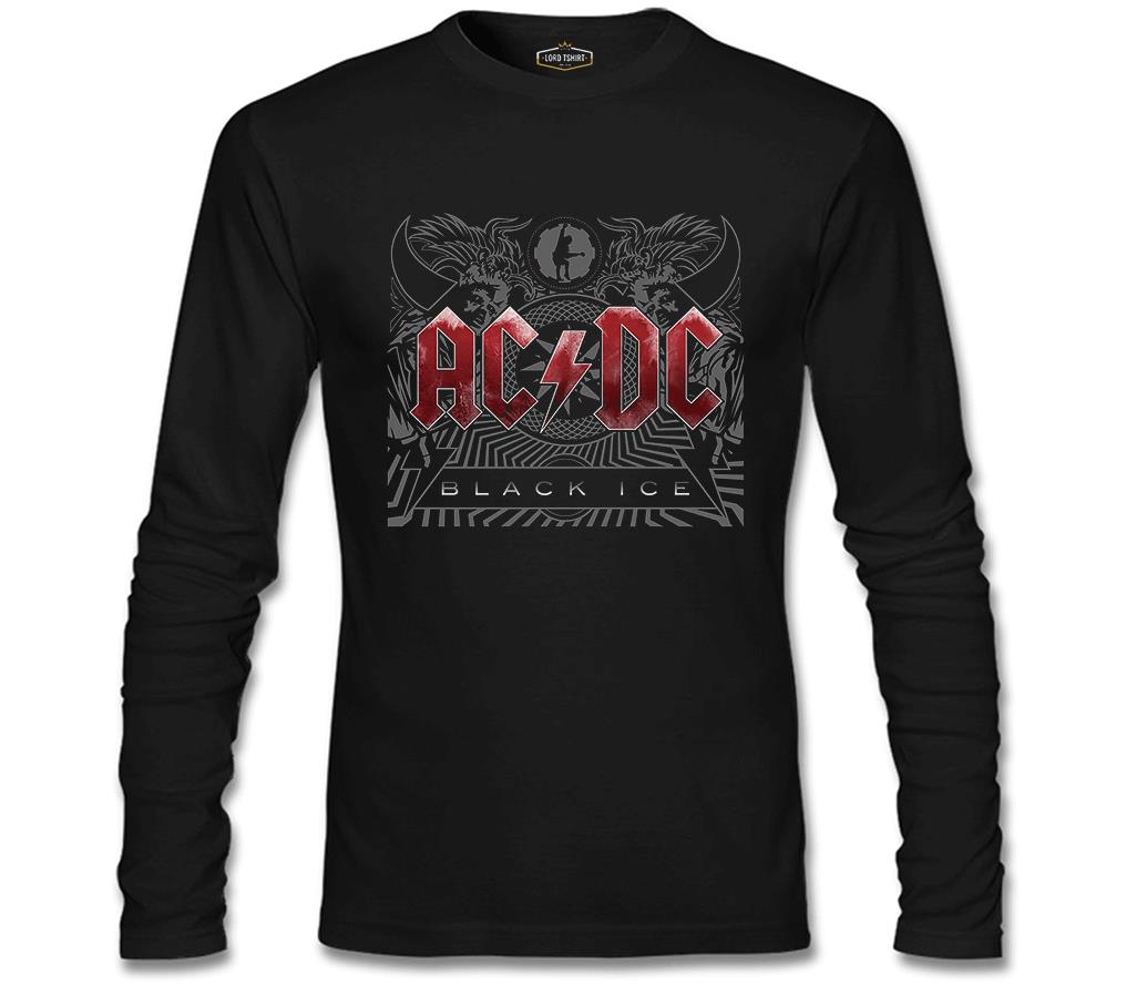 AC DC - Black Ice Siyah Erkek Sweatshirt