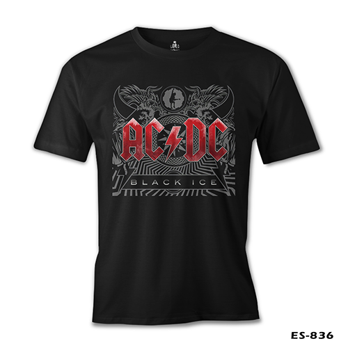 AC DC - Black Ice Black Men's Tshirt