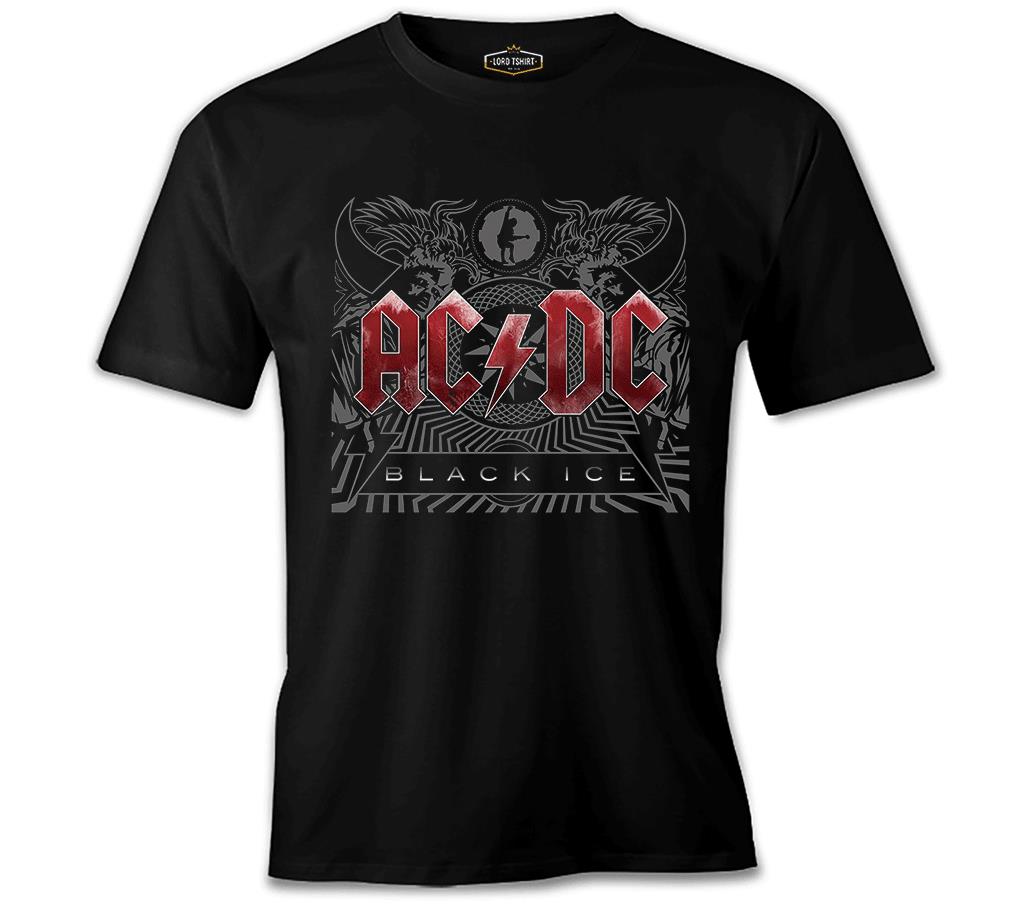 AC DC - Black Ice Black Men's Tshirt