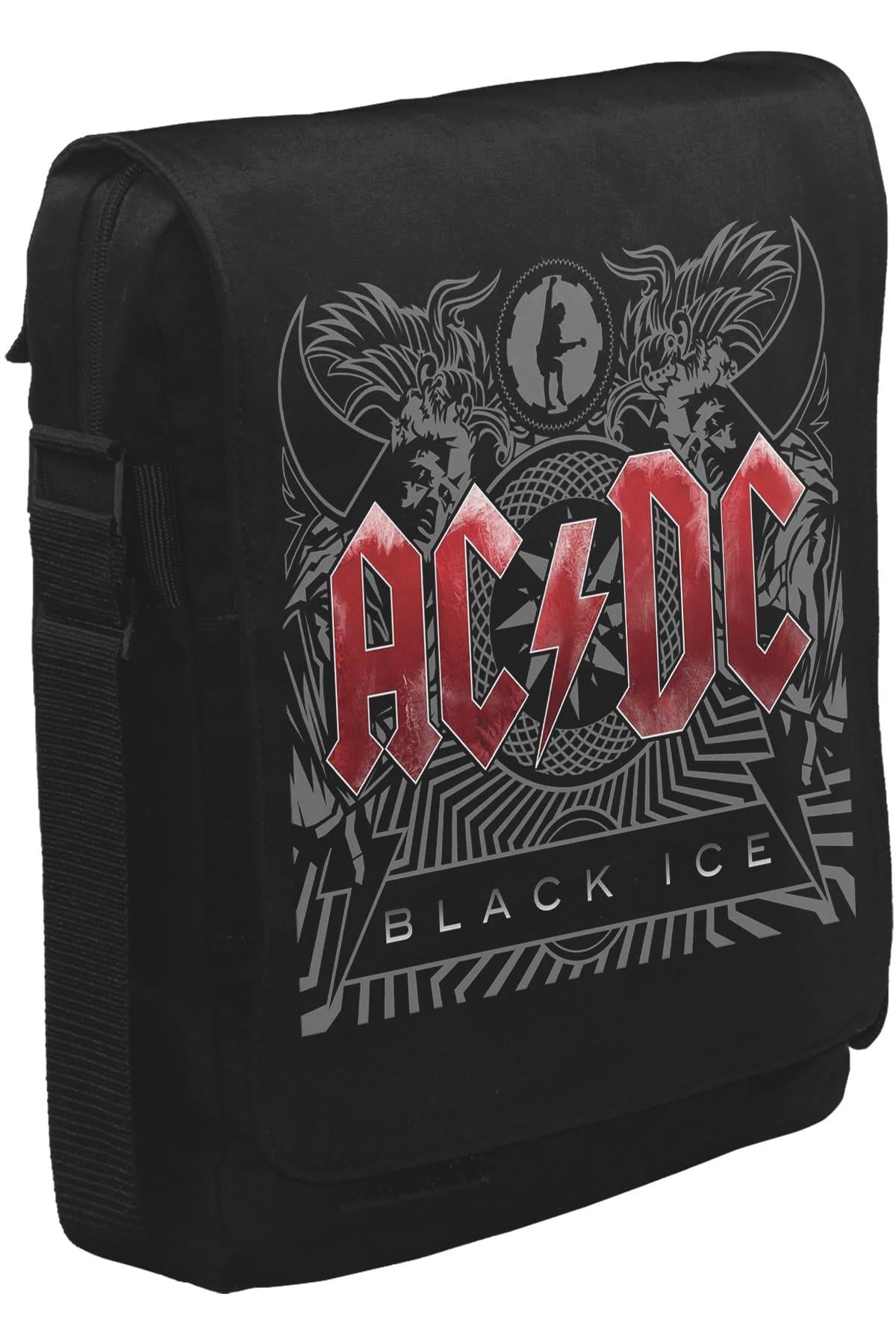 AC DC - Black Ice Unisex Black Messenger Bag 