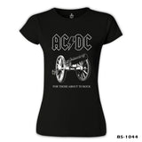 AC DC - For Those About To Rock Cover Black Women's Tshirt