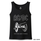 AC DC - For Those About To Rock Cover Black Men's Undershirt