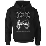 AC DC - For Those About To Rock Cover Black Men's Zipperless Hoodie