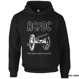 AC DC - For Those About To Rock Cover Black Men's Zipperless Hoodie