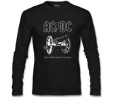 AC DC - For Those About To Rock Cover Siyah Erkek Sweatshirt