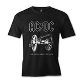 AC DC - For Those About To Rock Cover Black Men's Tshirt