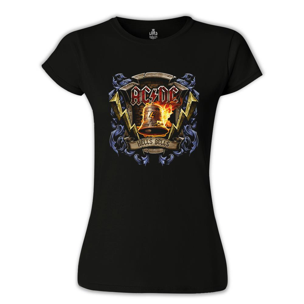 AC DC Hells Bells Black Women's Tshirt