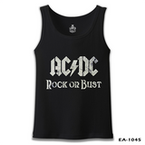 AC DC - Rock or Bust Logo Black Men's Undershirt