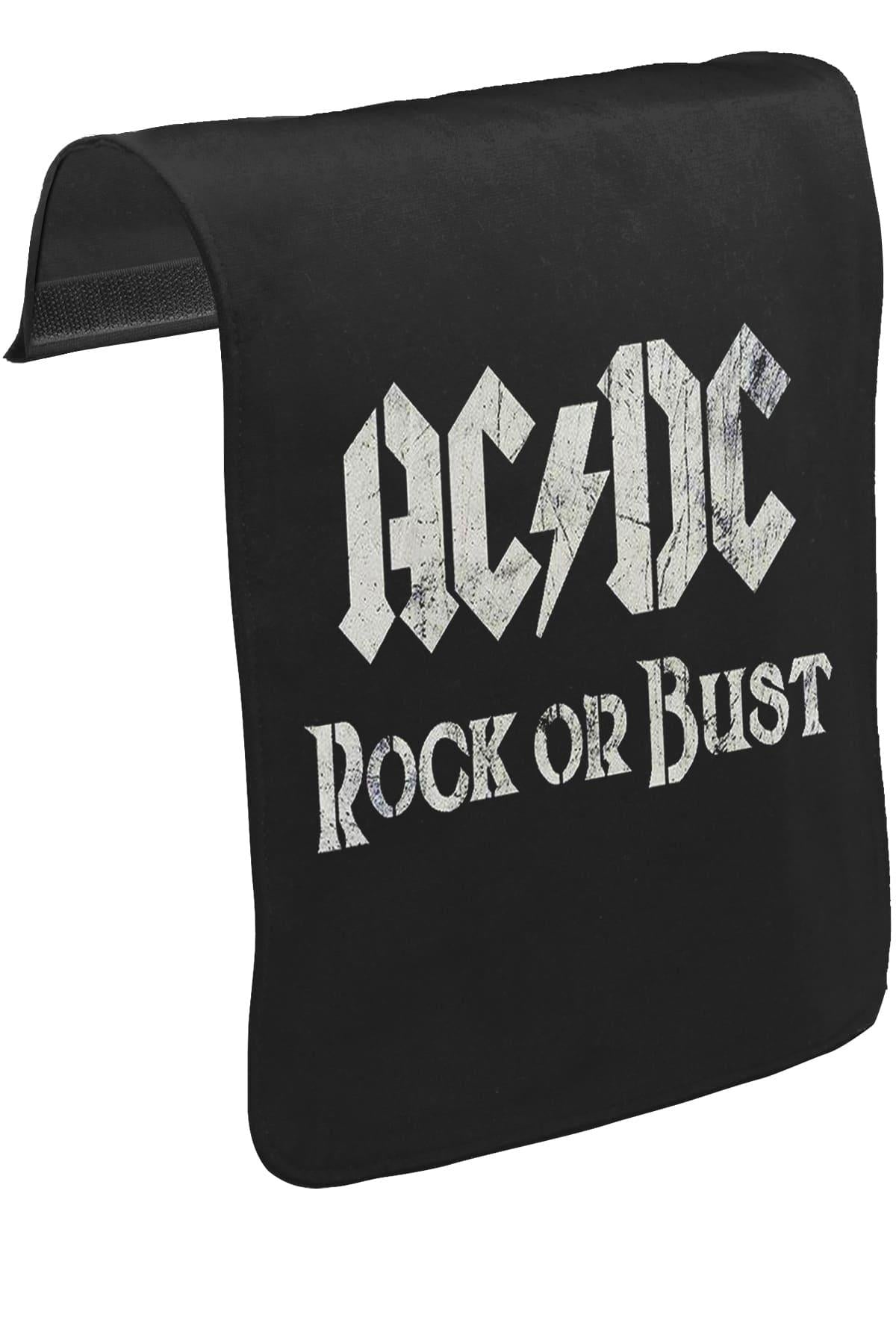 AC DC - Rock or Bust Logo Unisex Black Snap-On Messenger Bag Cover CK-1045 