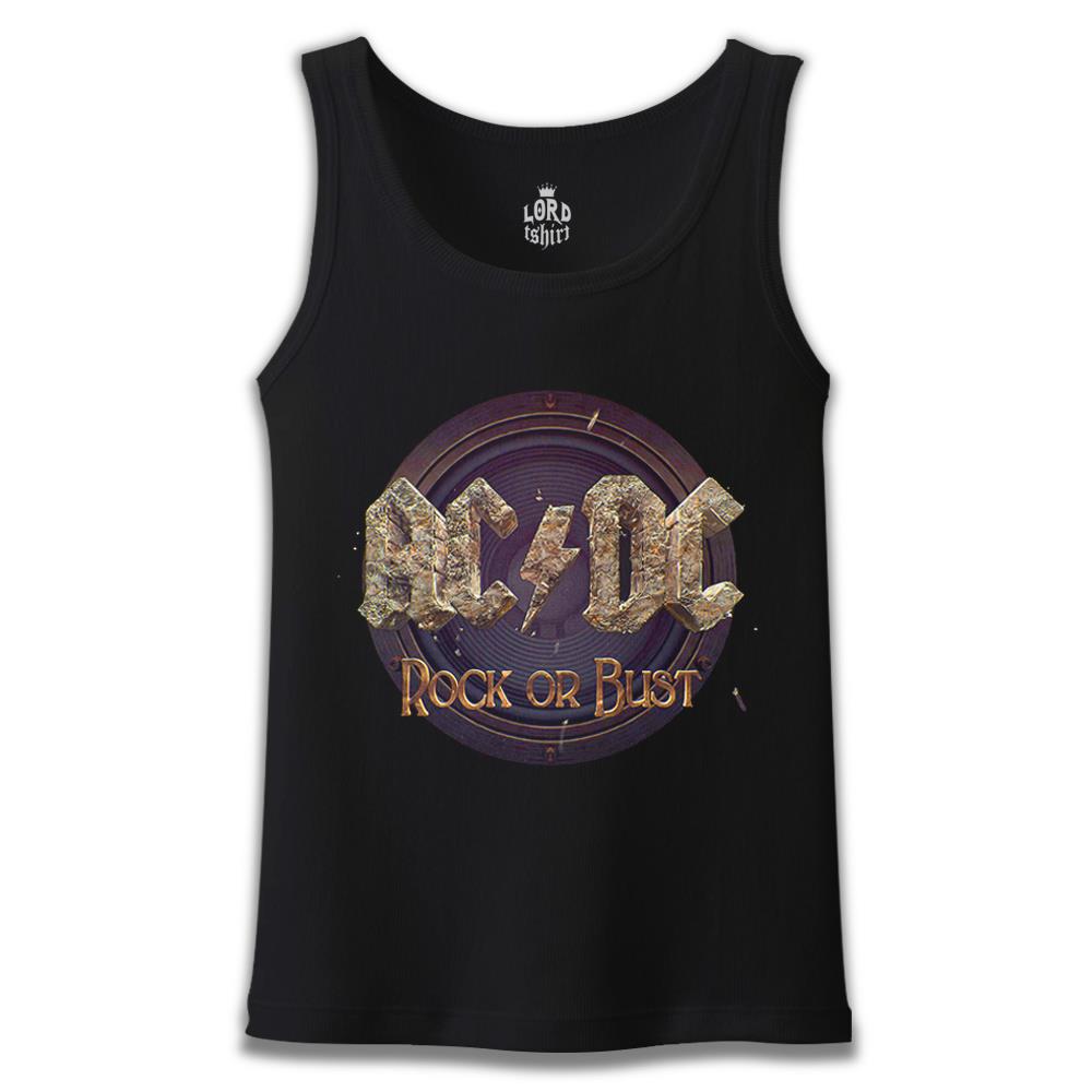 AC DC - Rock or Bust Black Men's Undershirt