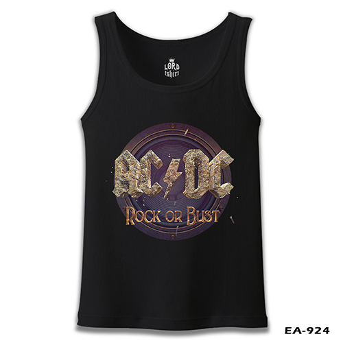 AC DC - Rock or Bust Black Men's Undershirt