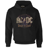 AC DC - Rock or Bust Black Men's Zipperless Hoodie