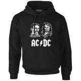 AC Tesla vs. DC Edison Black Men's Zipperless Hoodie