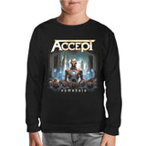 Accept - Humanoid Albüm Siyah Çocuk Sweatshirt