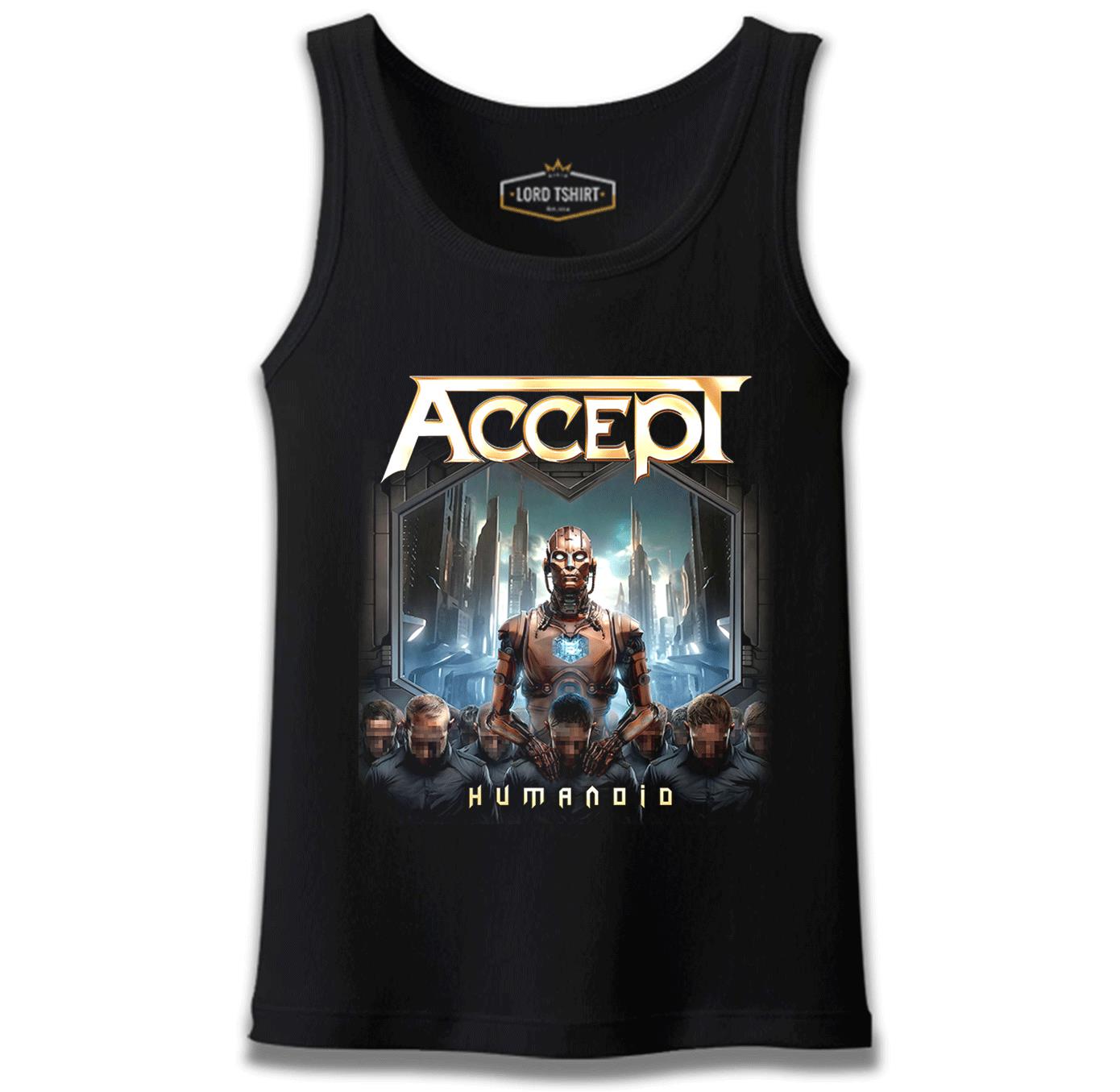 Accept - Humanoid Album Black Male Tank Top