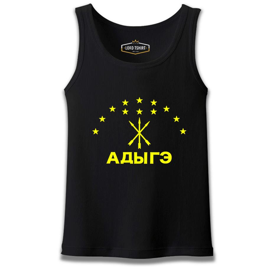 Adige Flag- Caucasus Circassian Black Male Athlete