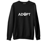 Adopt - Pati Black Men's Thick Sweatshirt