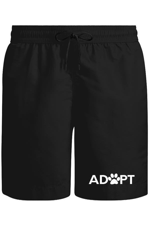 Adopt - Pati Unisex Black Shorts 