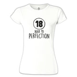 Aged to Perfection - 18 White Women's Tshirt