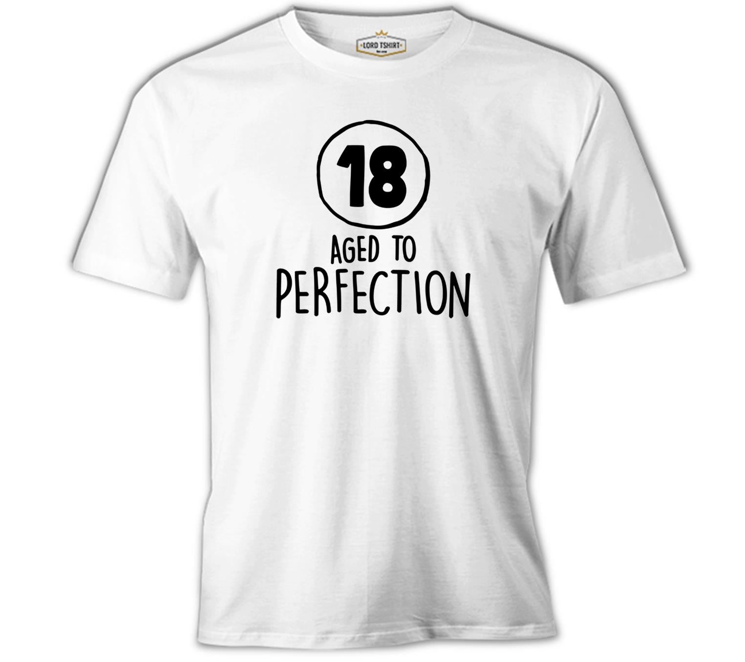 Aged to Perfection - 18 White Men's T-Shirt 