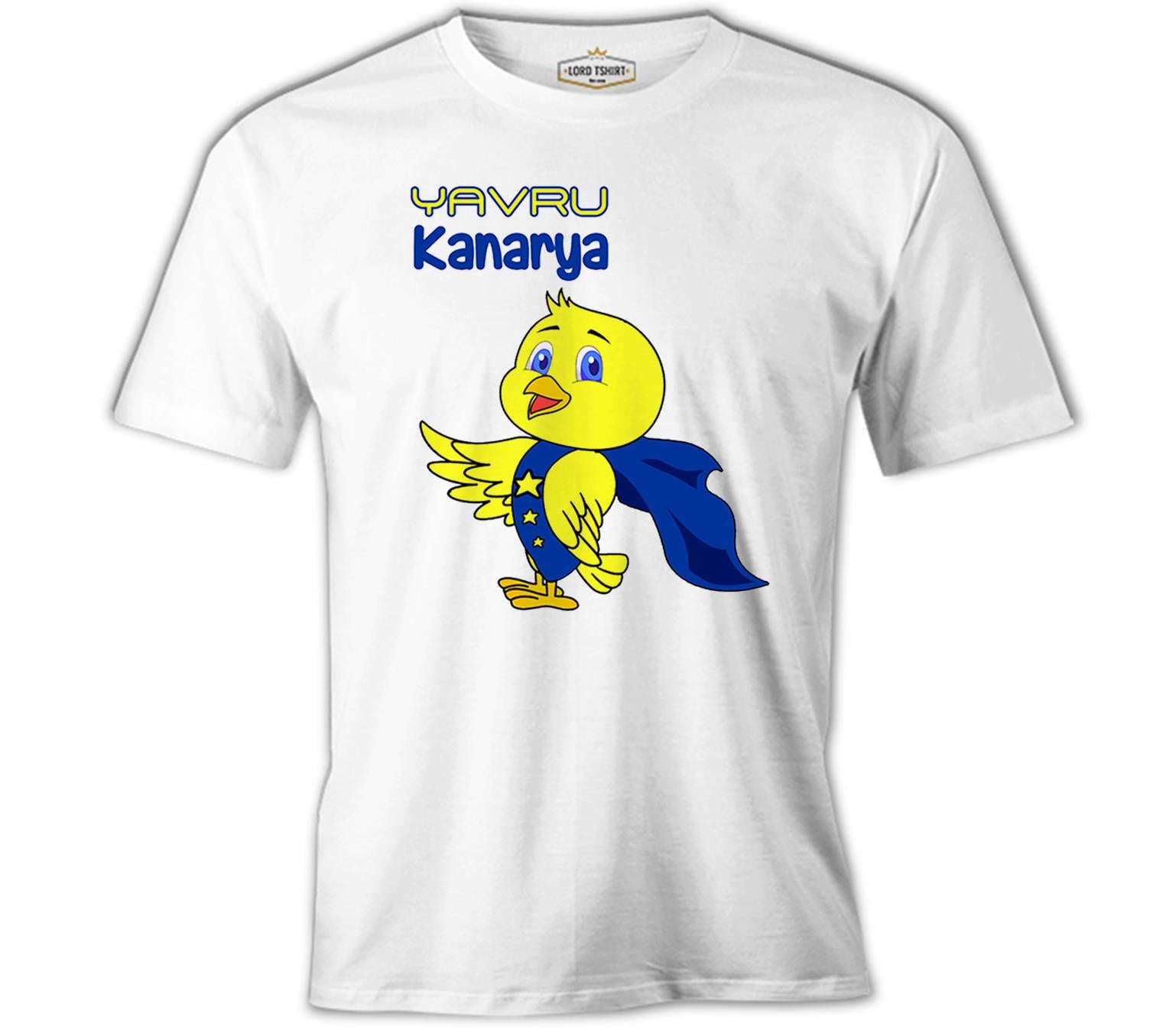 Aile - Yavru Kanarya Beyaz Erkek Tshirt