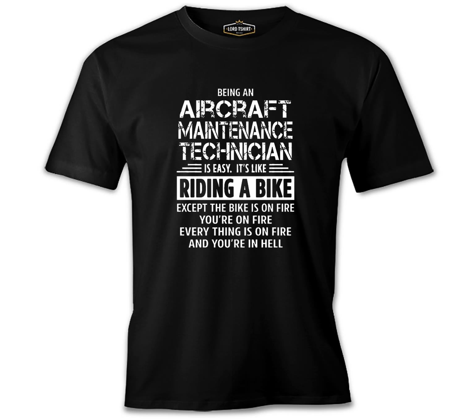 Aircraft Maintenance Technician Black Men's Tshirt