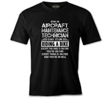 Aircraft Maintenance Technician Black Men's Tshirt