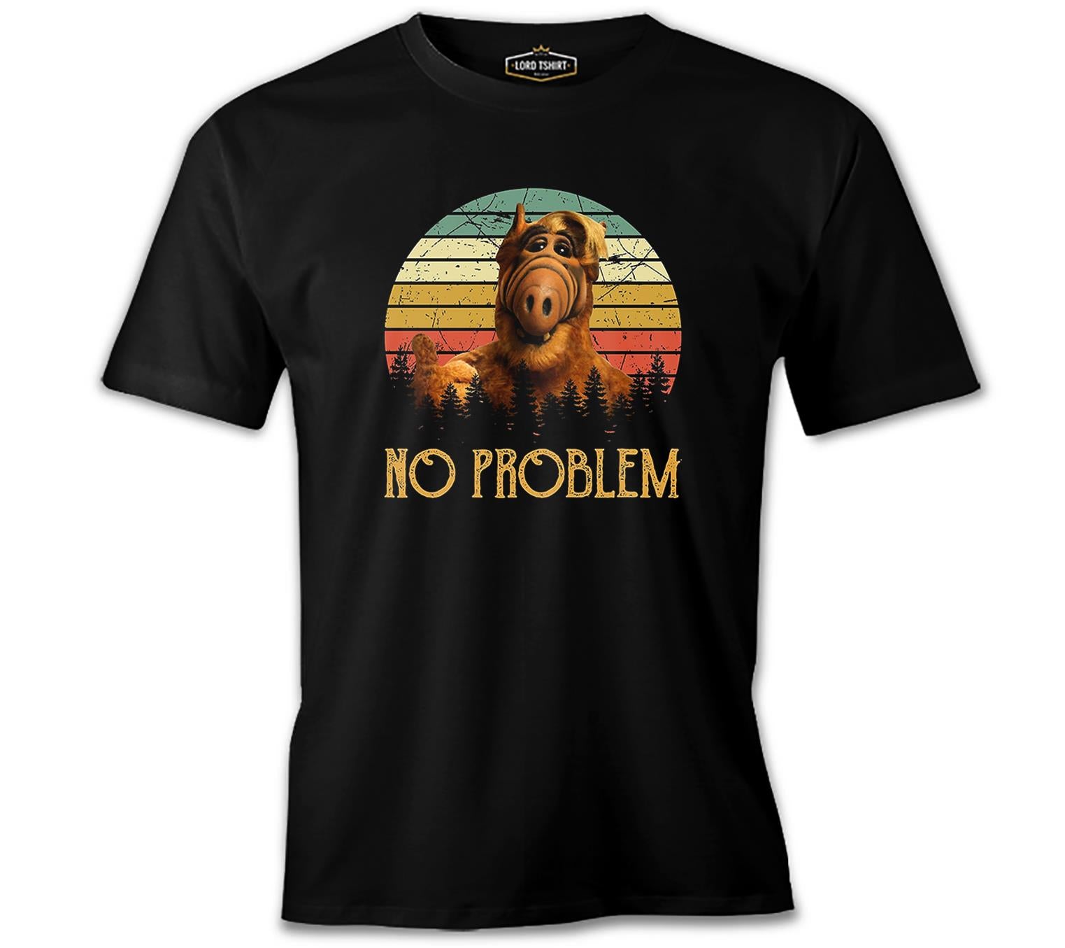 Alf - No Problem Black Men's Tshirt