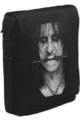 Alice Cooper Unisex Black Messenger Bag 