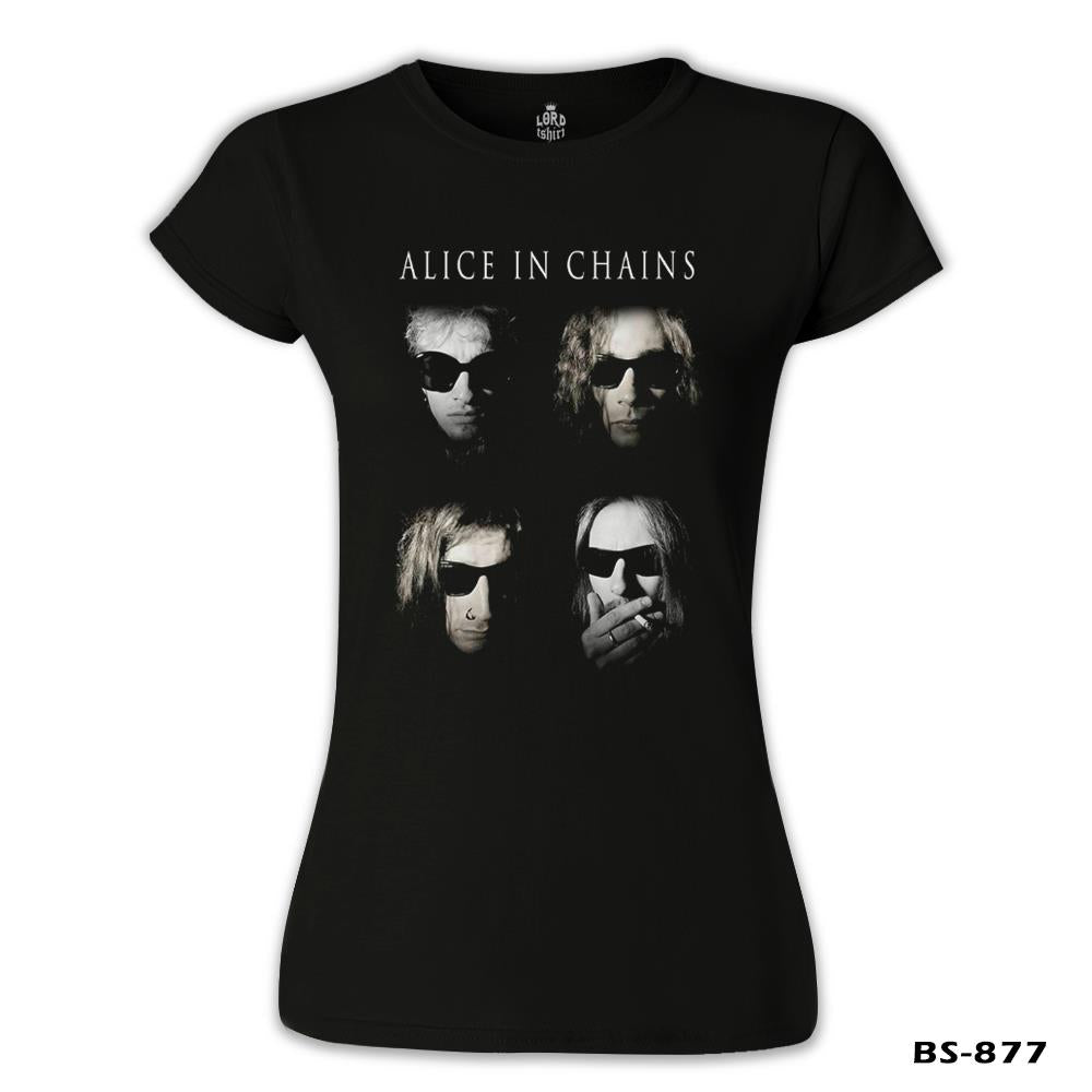 Alice in Chains - Group Black Women's Tshirt