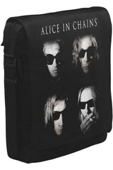 Alice in Chains - Group Unisex Black Messenger Bag 