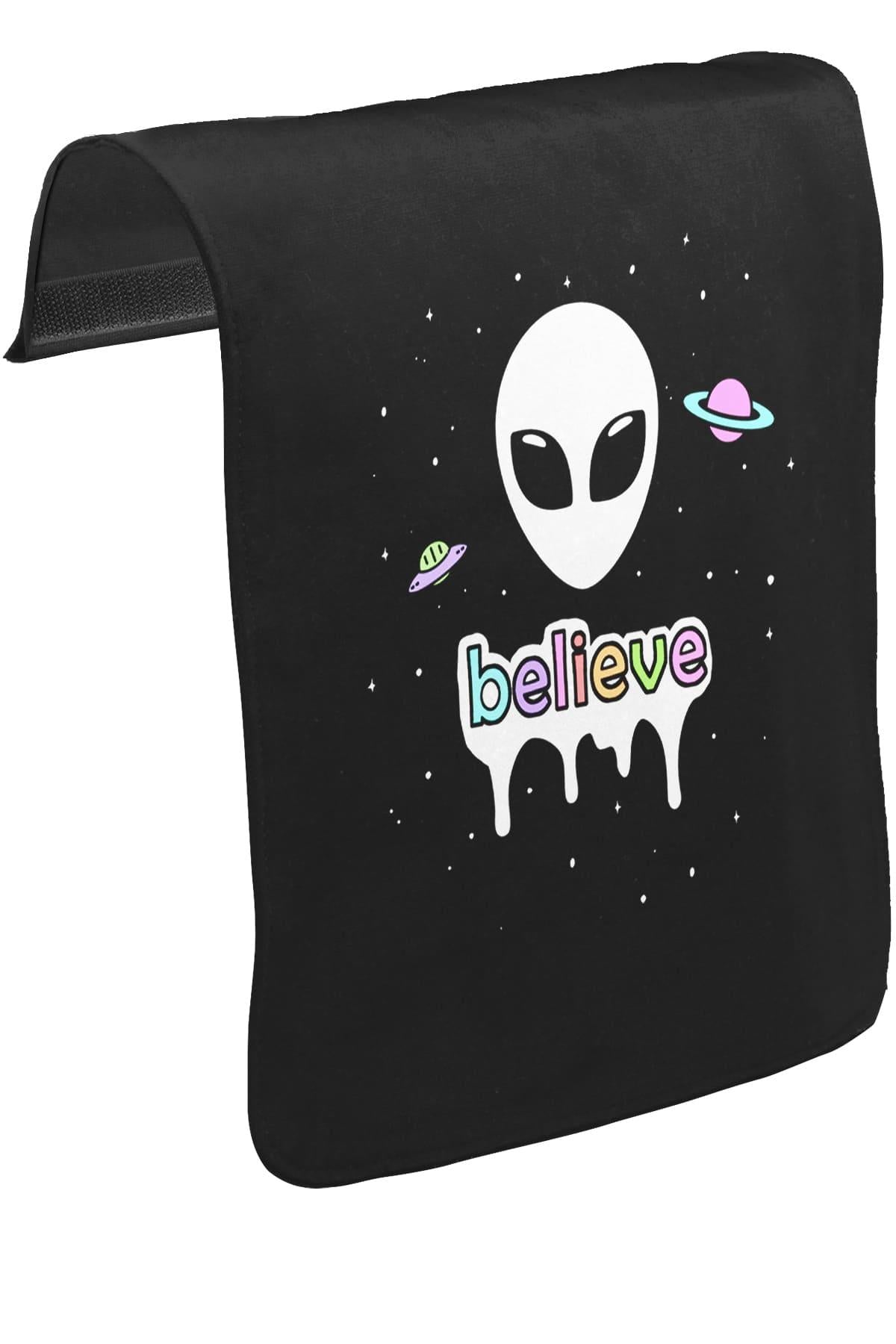 Alien - Believe in Planets Unisex Black Removable Messenger Bag Cover CK-1666 