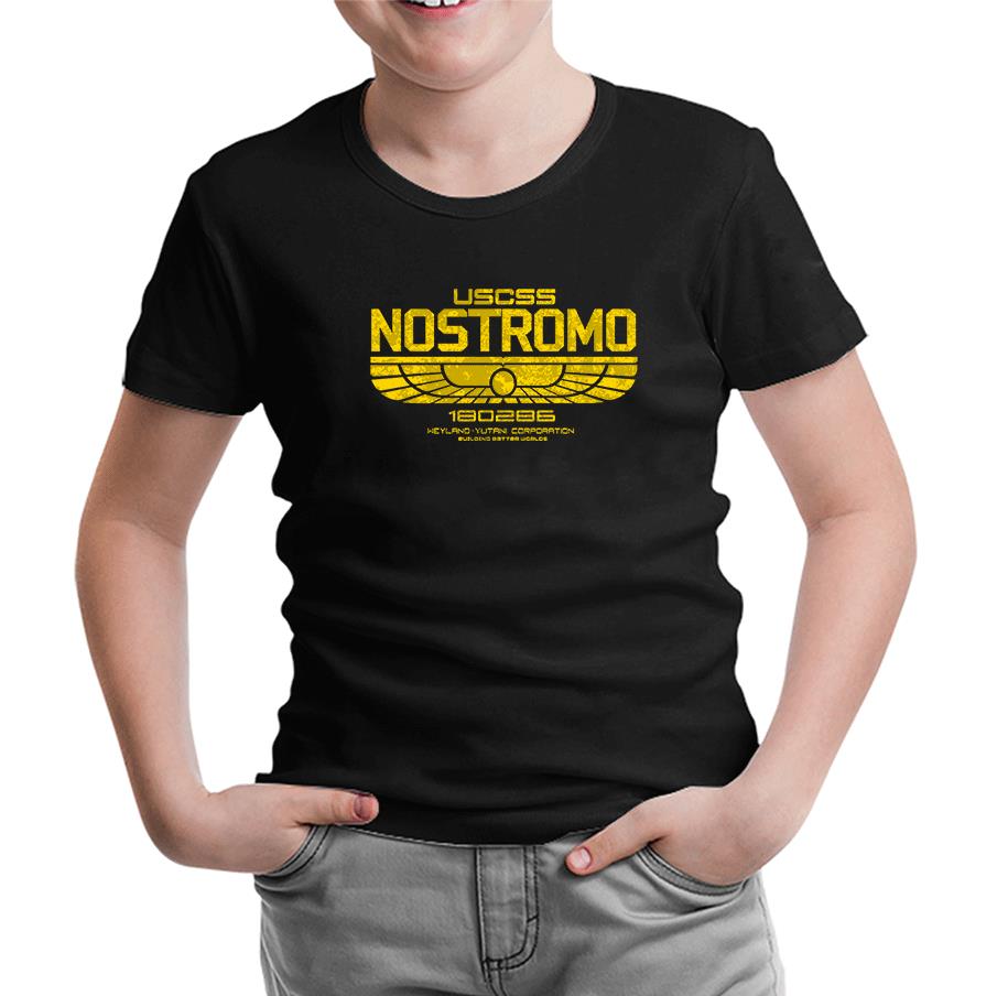 Alien - Nostromo Black Kids Tshirt