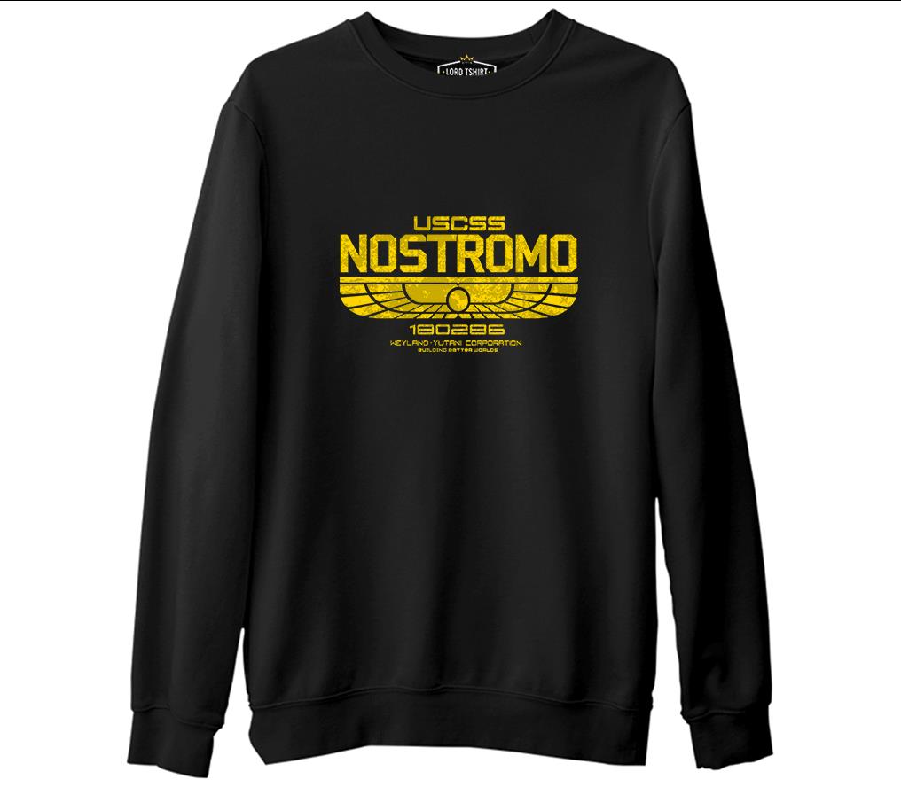 Alien - Nostromo Black Men's Thick Sweatshirt