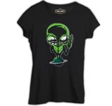 Alien on Planet Black Women's Tshirt